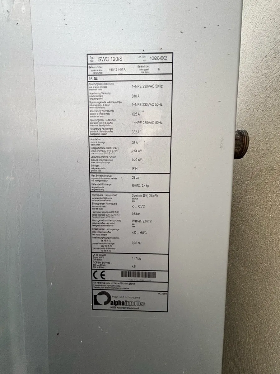 Used Heat Pump - Alpha Innotec SWC 120/S - Image 3