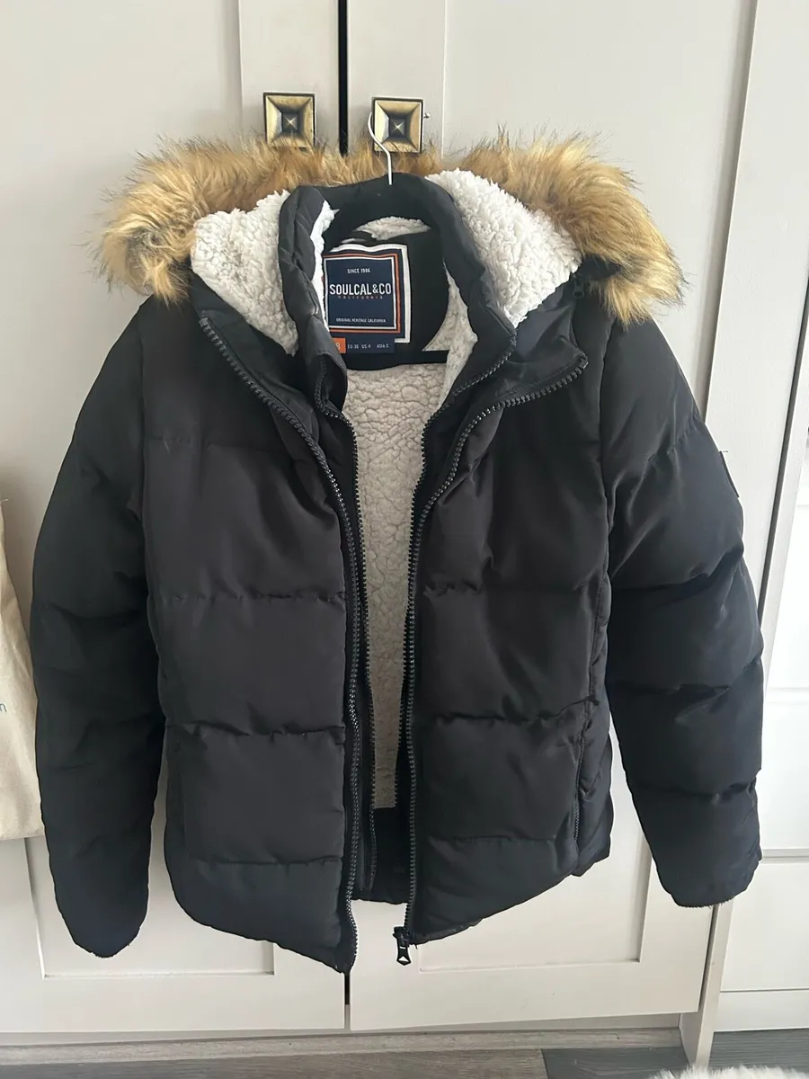 Soulcal&Co Women’s Double Zip Bubble Jacket - Image 2