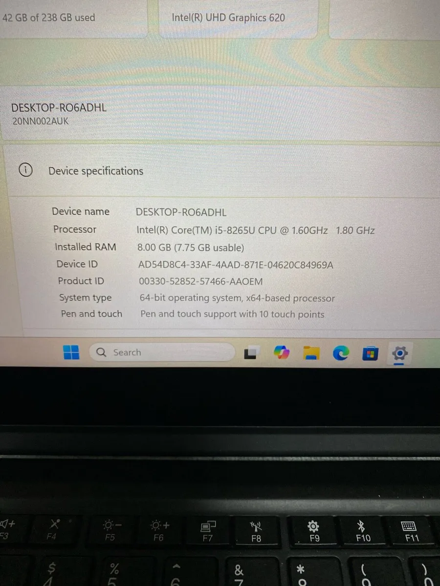 Lenovo yoga 2n1 Touch i5 8gb 256 win 11 pro - Image 4