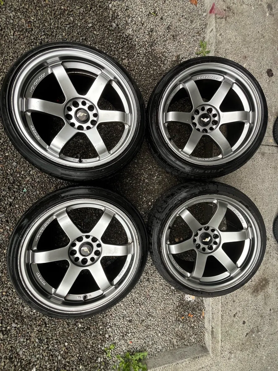 JR3 WHEELS NEW TYRES - Image 1