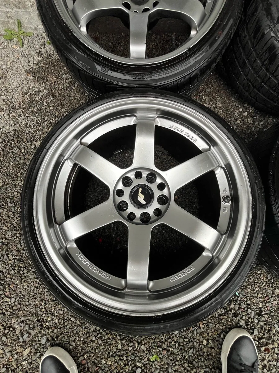 JR3 WHEELS NEW TYRES - Image 2