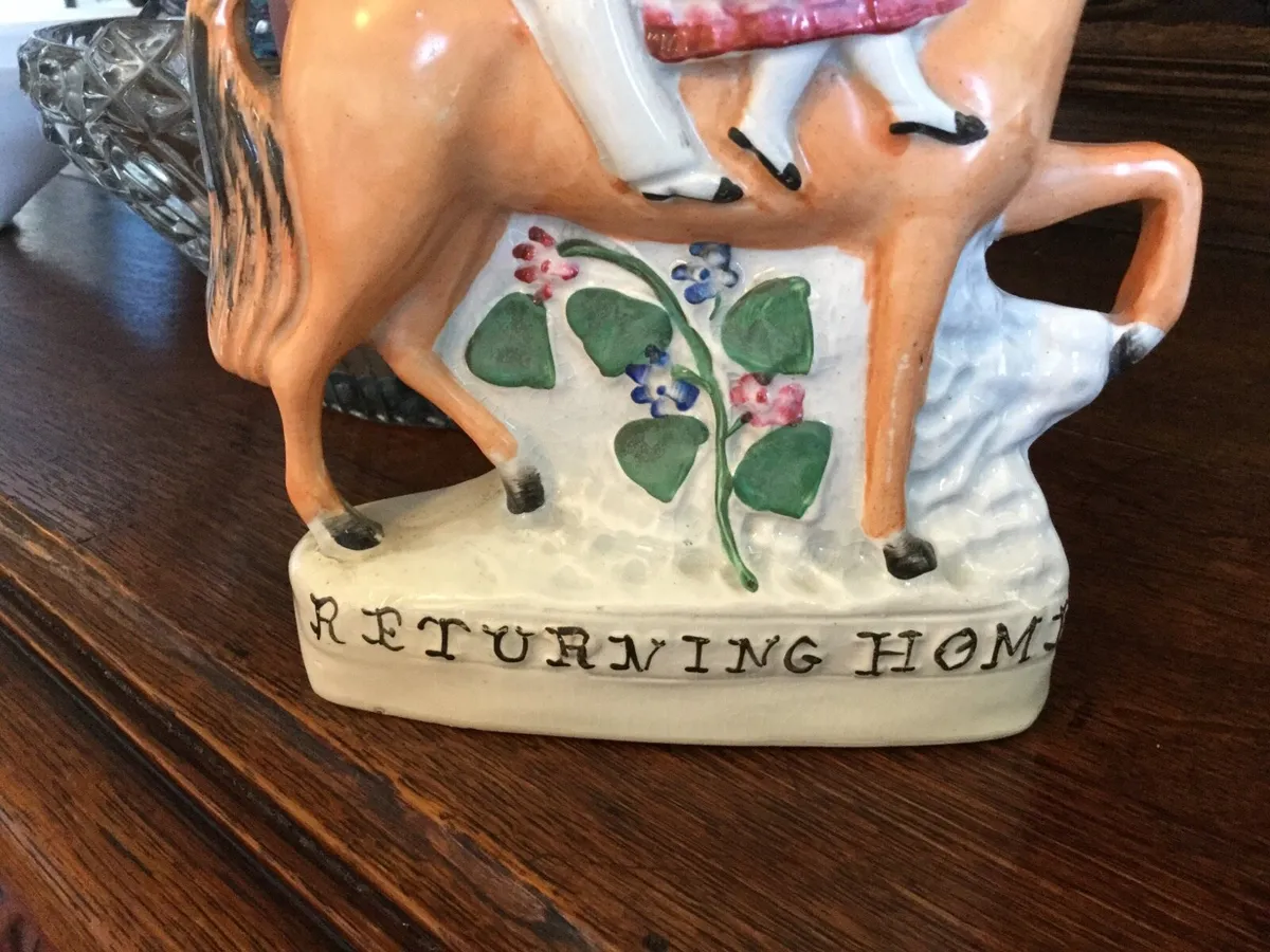 Antique Staffordshire Figure - Image 3