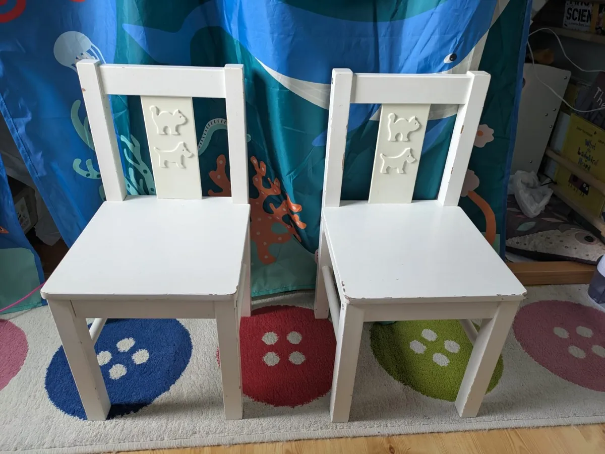 wooden toddler chairs - Image 1