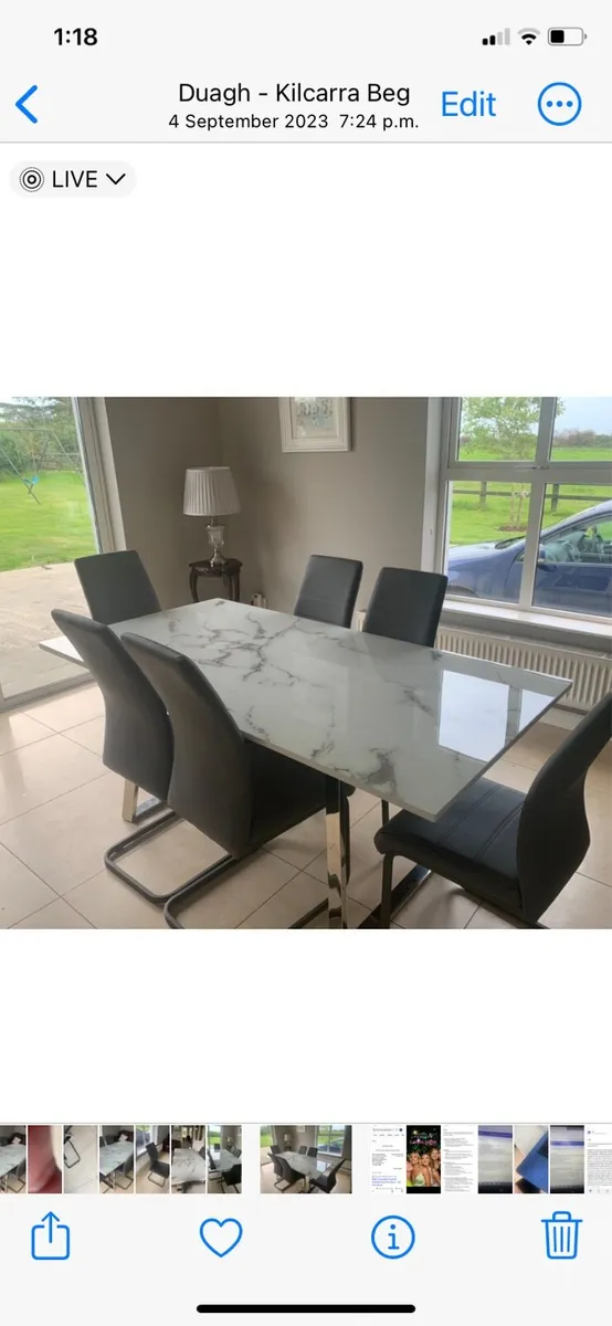Kitchen table and chairs - Image 3