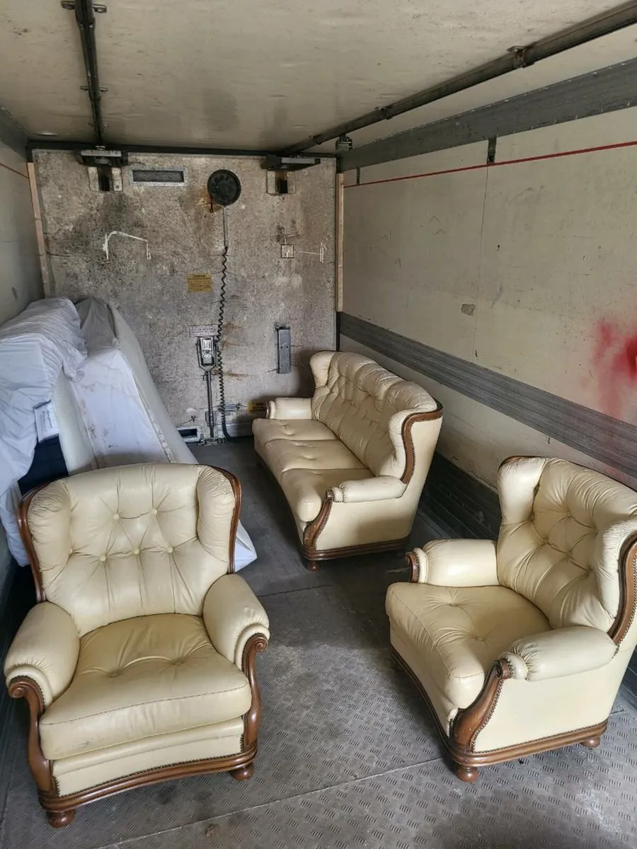 Three Seater Couch+ 2 Armchairs - Image 1