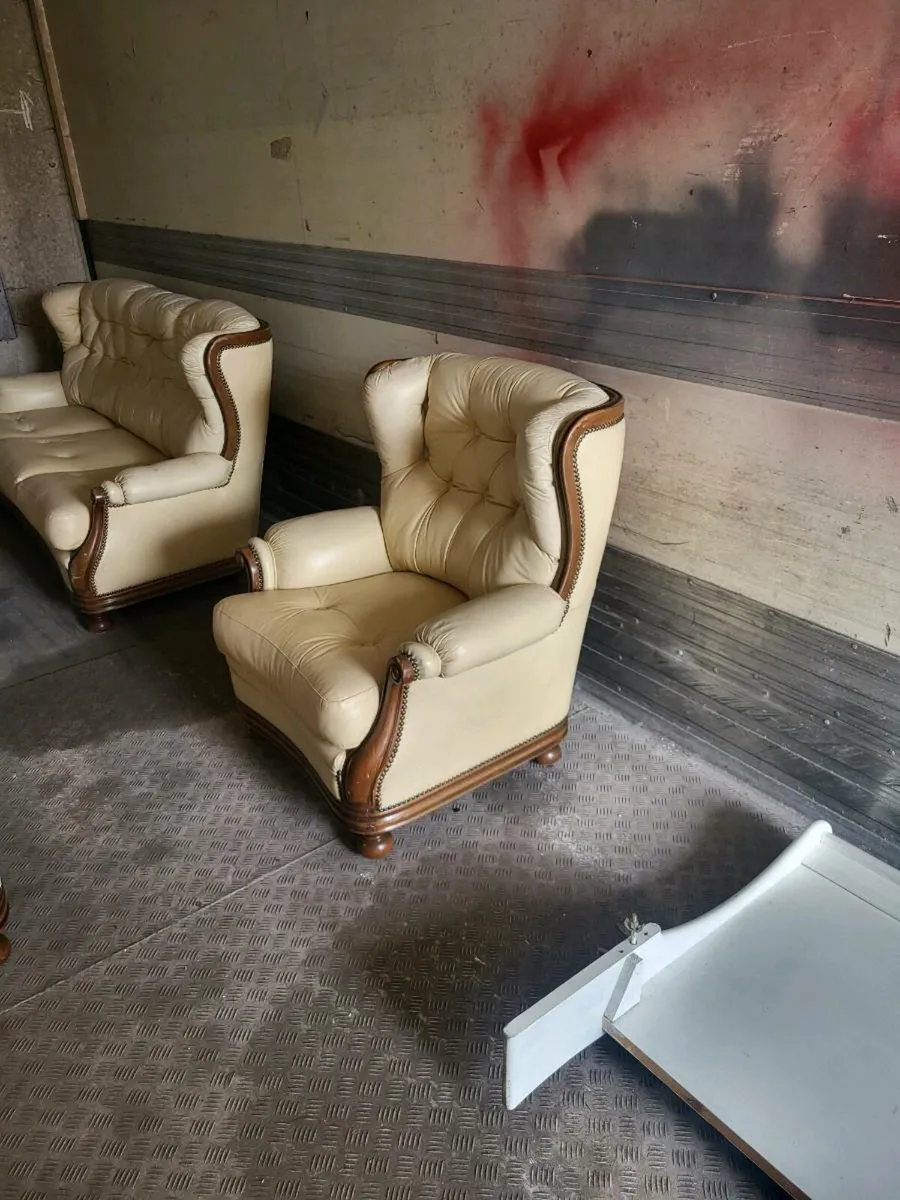 Three Seater Couch+ 2 Armchairs - Image 3