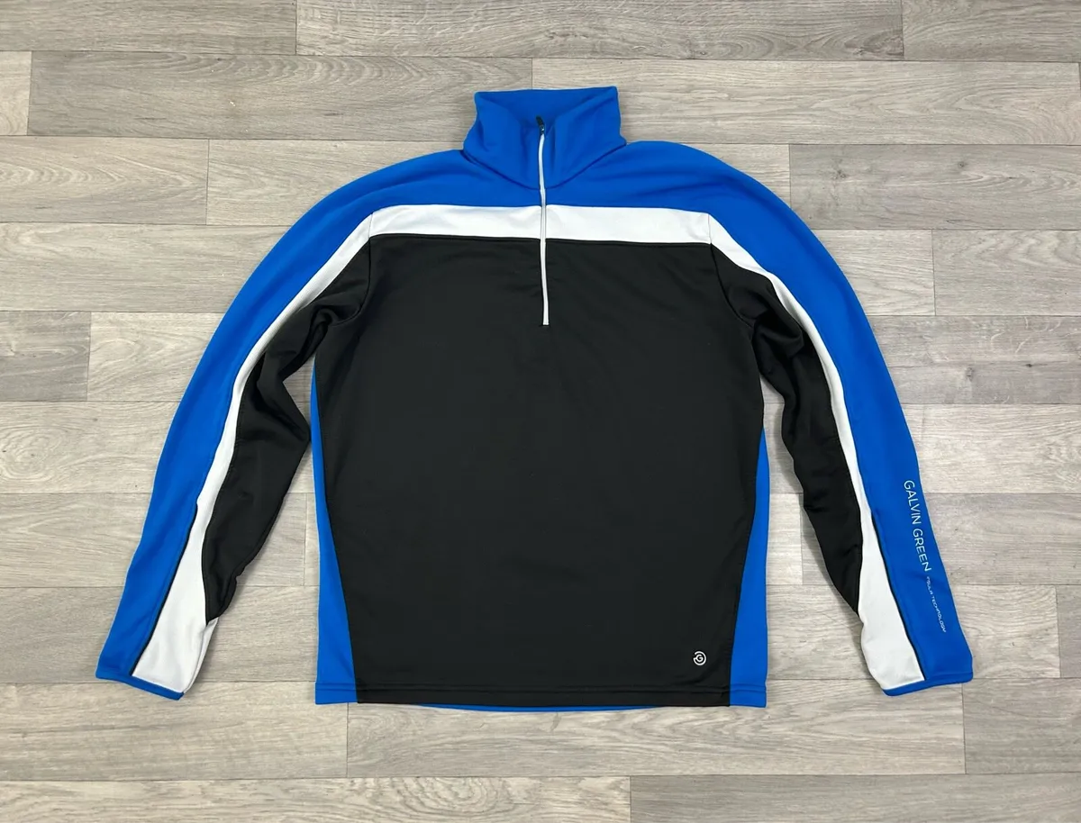 Galvin Green Half Zip Fleece Golf Jumper Medium - Image 1