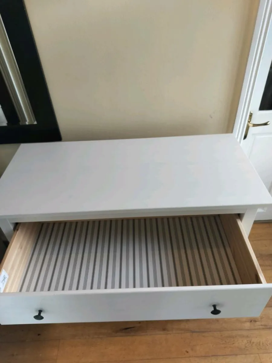 Chest of 3 drawers Hemnes white - Image 2