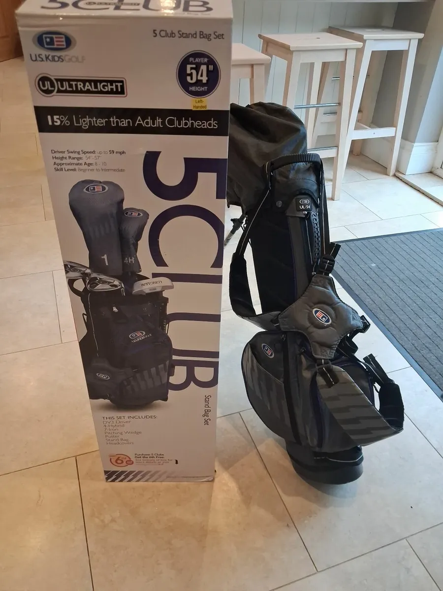 US kids Left Handed Golf Set - Image 1