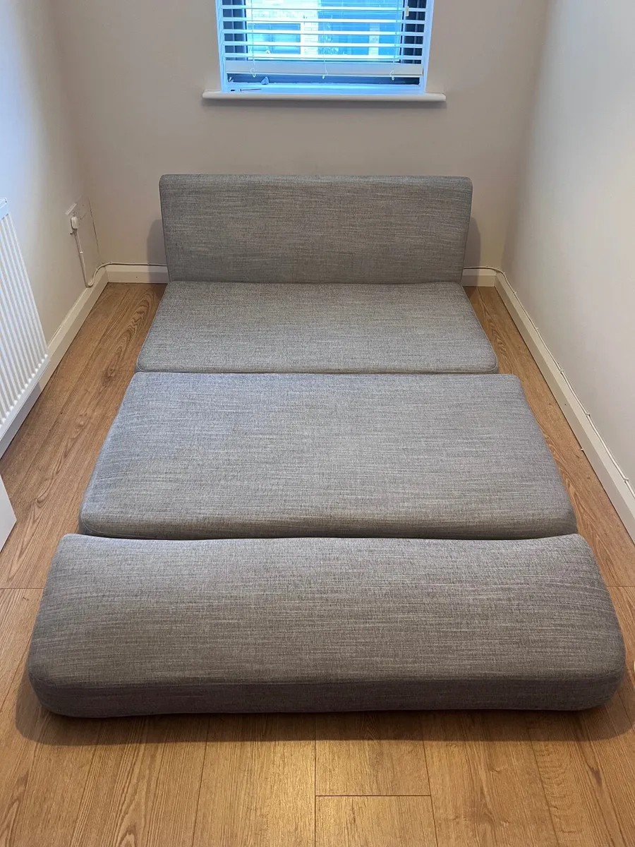 Grey 2.5 Sofa Bed - Image 2