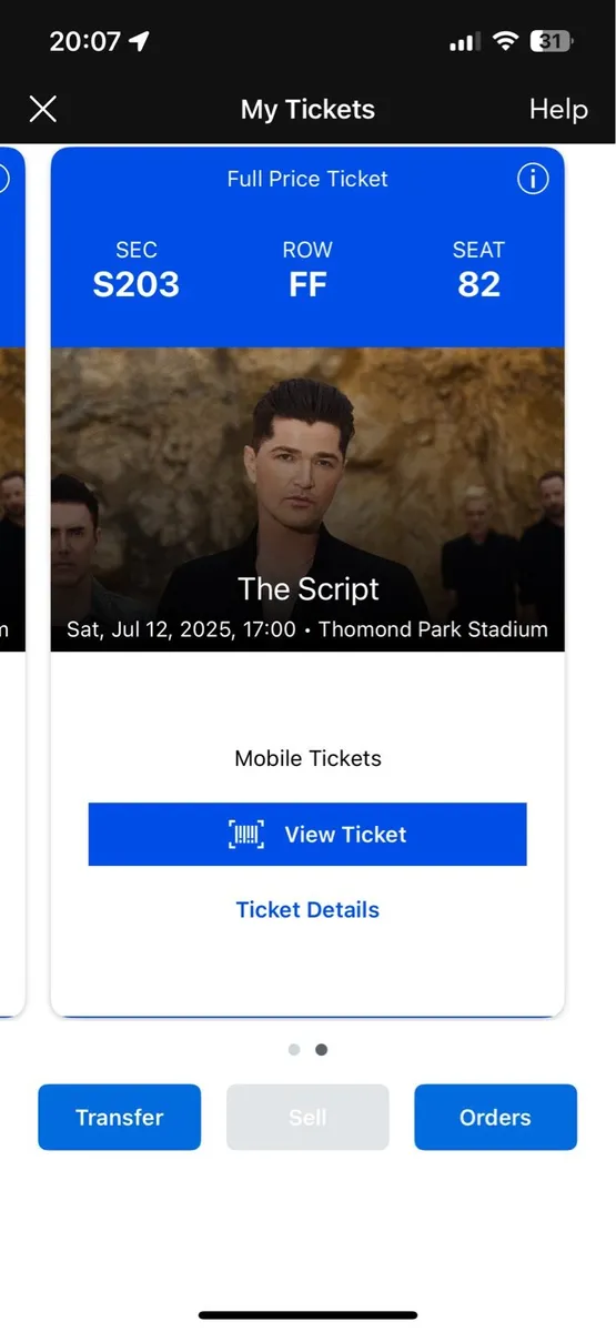 The Script Tickets x2 - Image 1