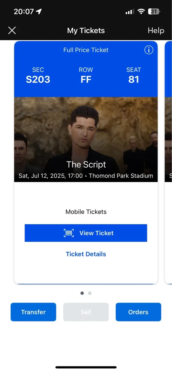 The Script Tickets x2 - Image 2
