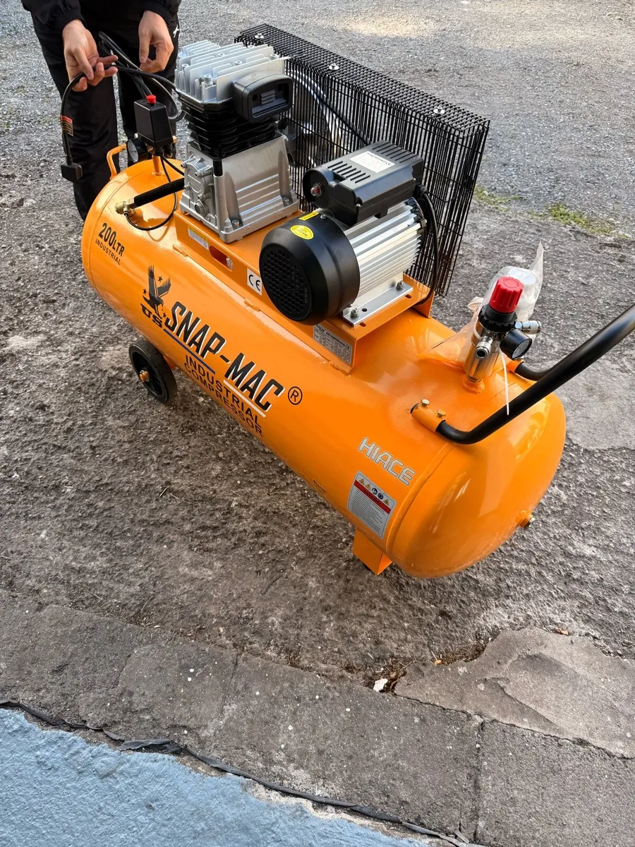 NEW 50l AND 200l 4hp AIR COMPRESSORS - Image 2