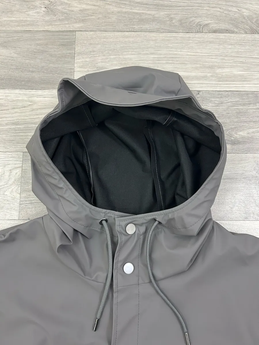 Rains Waterproof Long Jacket Rain Coat Mens Large - Image 4