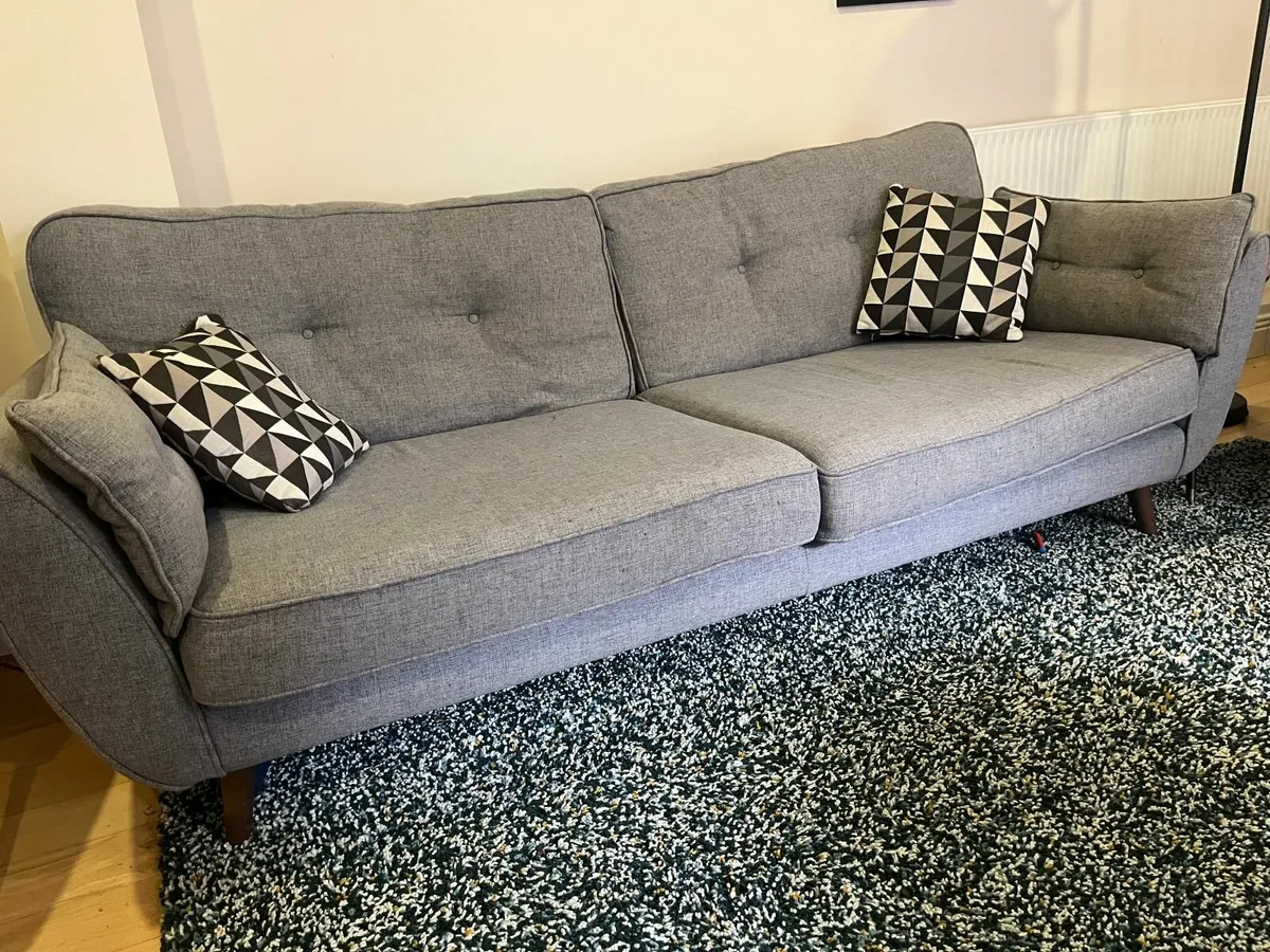 French Connection Sofa and Loveseat (Cuddler) - Image 1