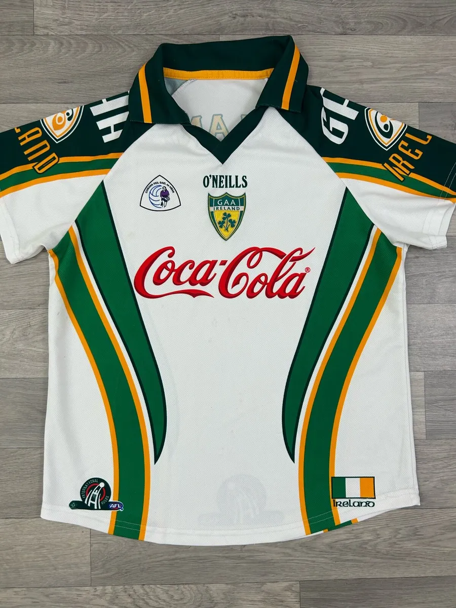 Vintage 2005 Ireland International Rules Gaa Shirt - Image 2