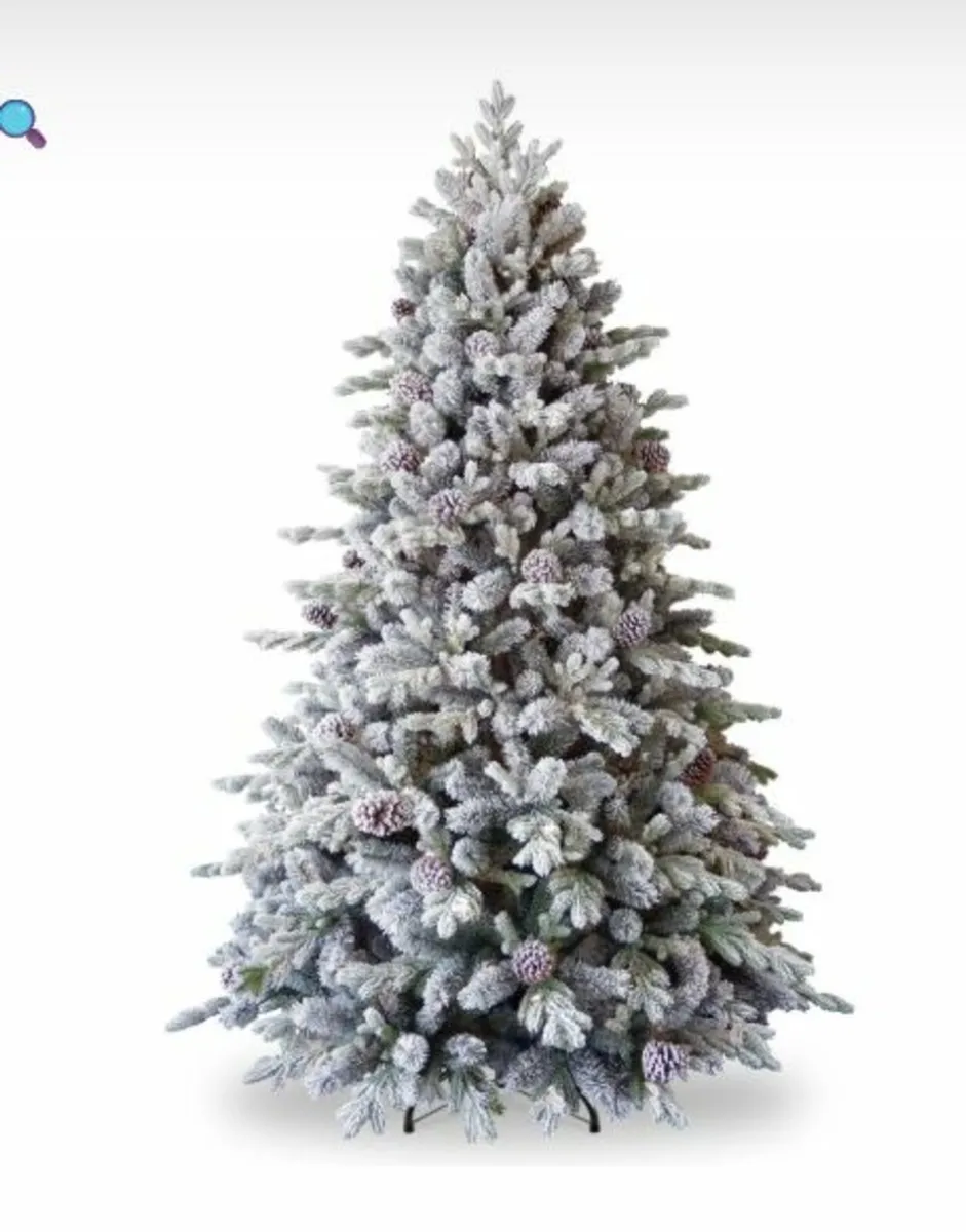 7.5ft Snowy Dorchester Christmas tree - Image 1