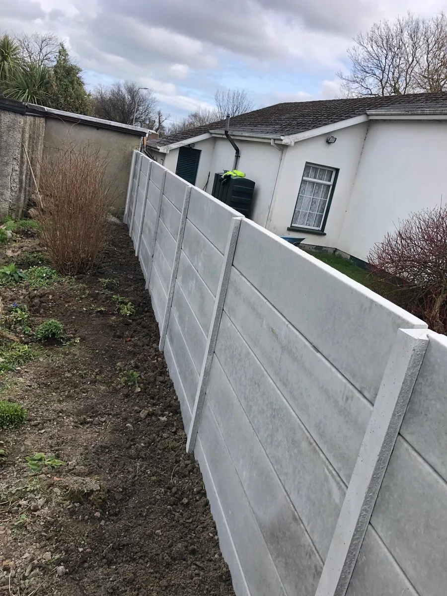 Concrete fence, concrete wall - Image 2