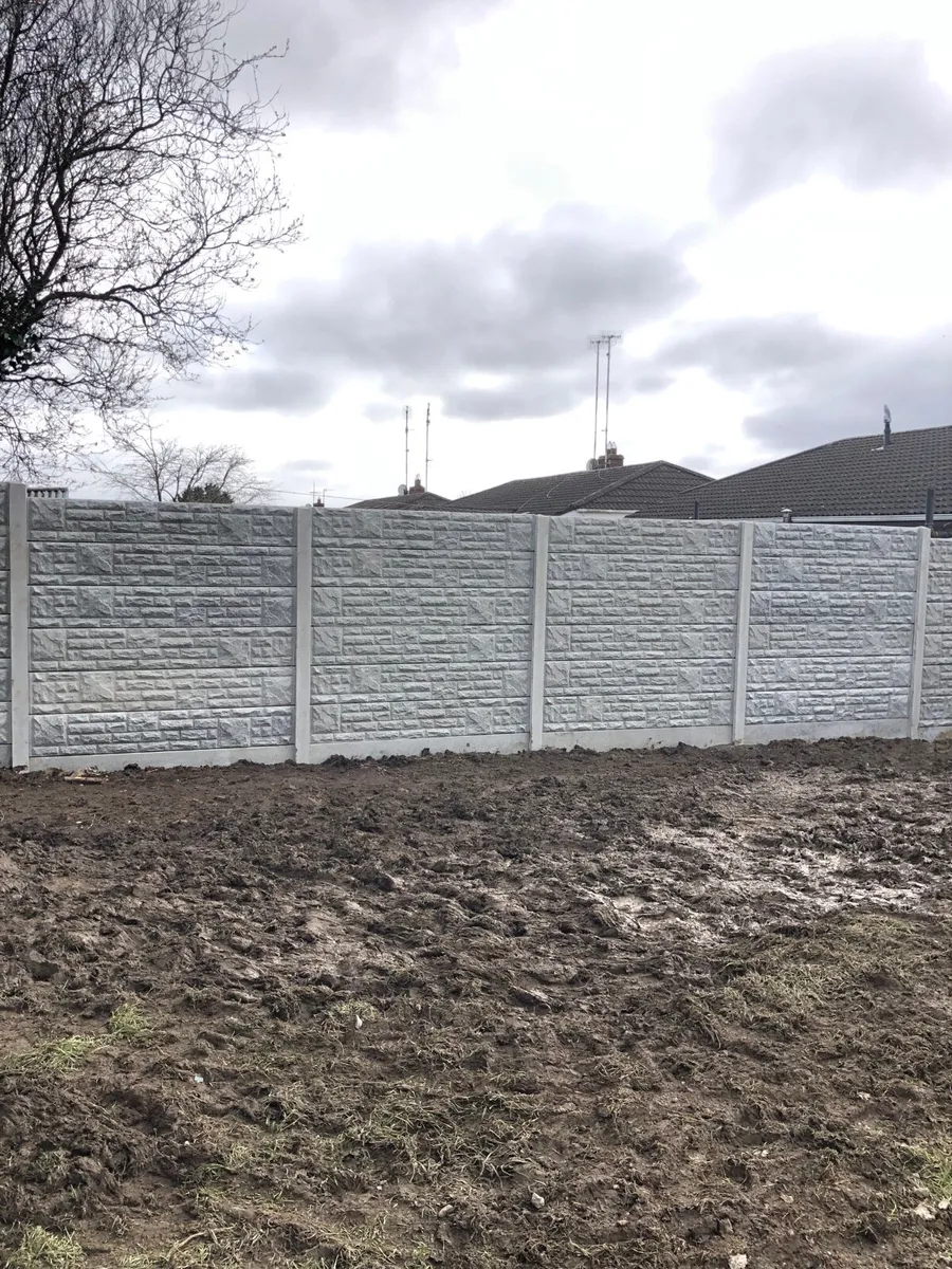 Concrete fence, concrete wall - Image 4