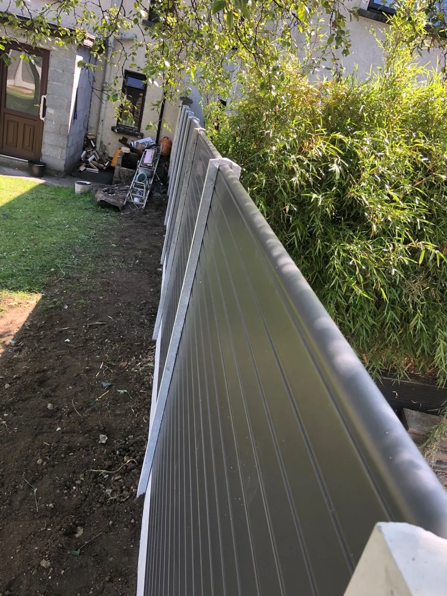PVC fences, concrete Hposts - Image 4
