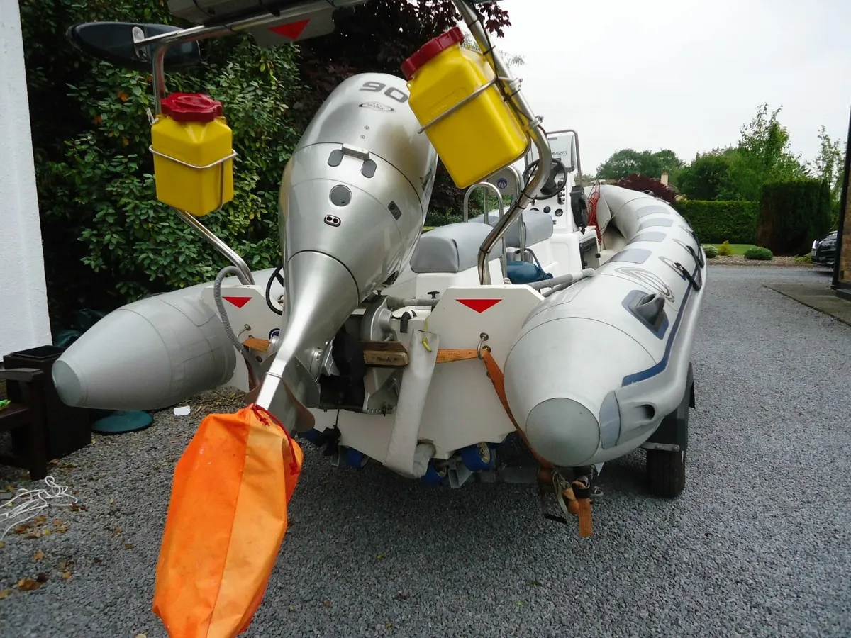 Ribquest 550 Rib - 90HP outboard - Image 3
