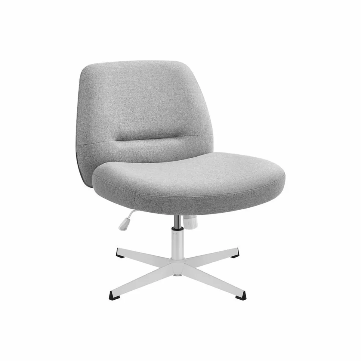 Modern Office Chair Wide Seat, Cross Base, and Adj - Image 1