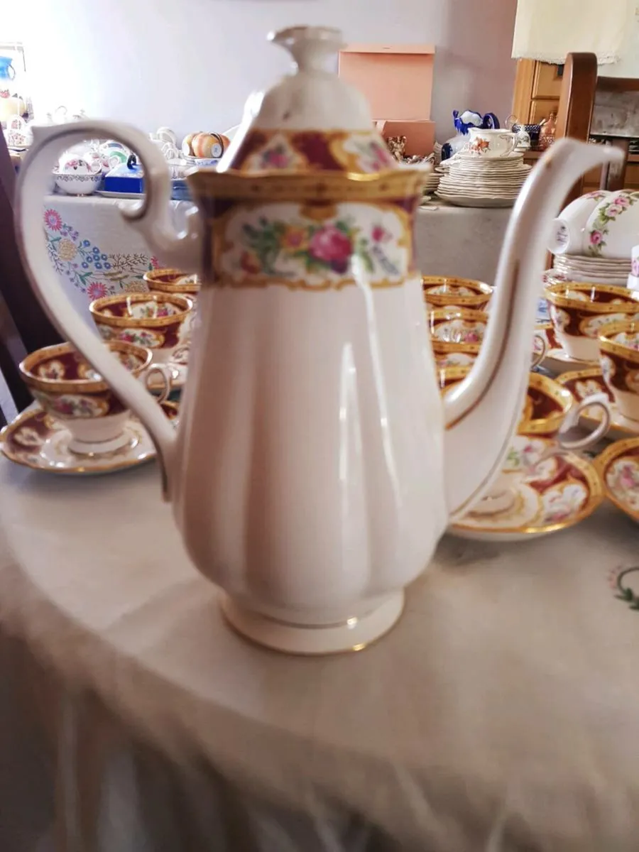 Lady Hamilton rare coffee set - Image 2