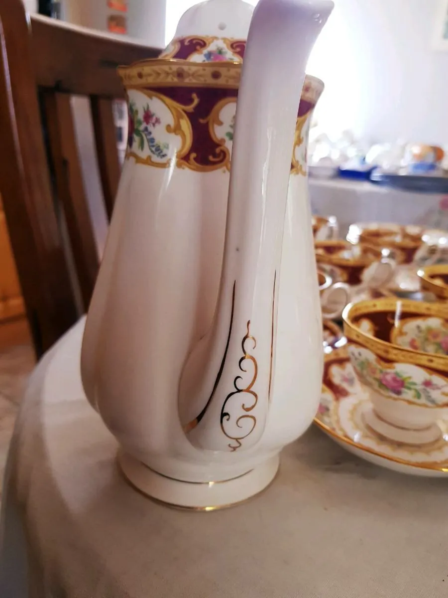 Lady Hamilton rare coffee set - Image 4