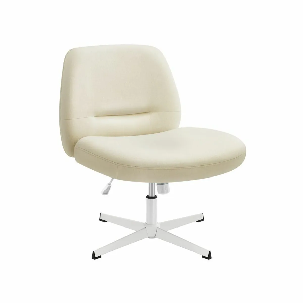 Modern Office Chair Wide Seat, Cross Base, and Adj - Image 1