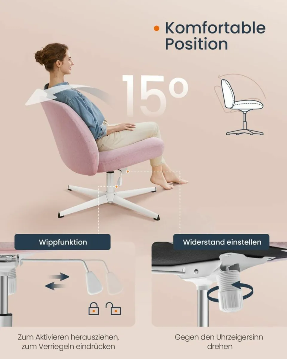 Office Chair Wide Seat - Image 3