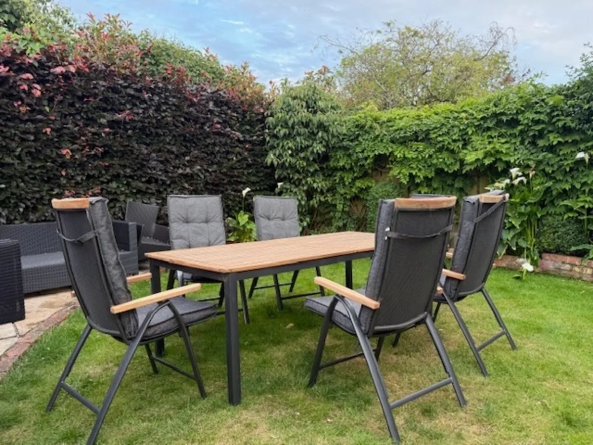 Garden table and chairs - Image 1