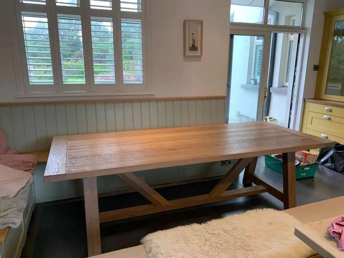 Neptune Arundel Oak Table 8 Seater - Image 1