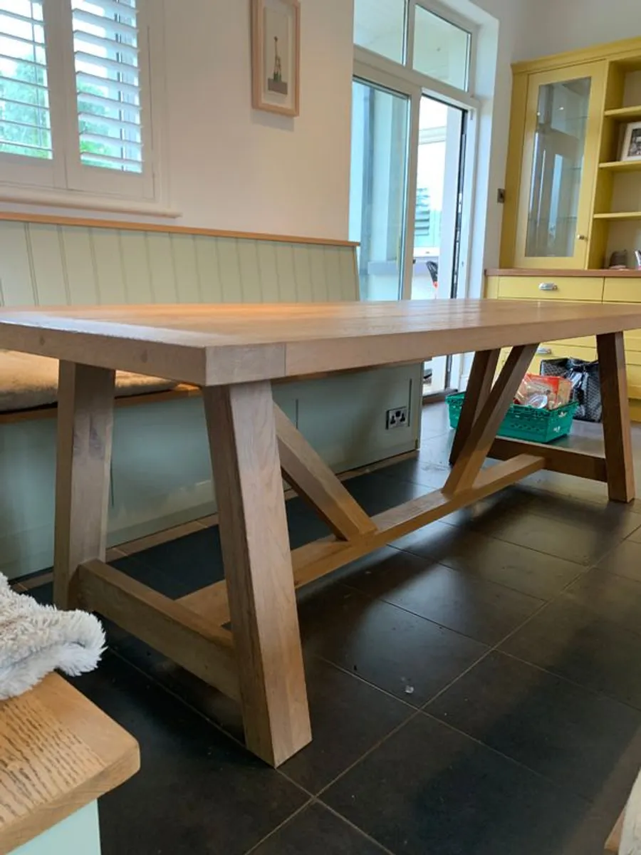 Neptune Arundel Oak Table 8 Seater - Image 4