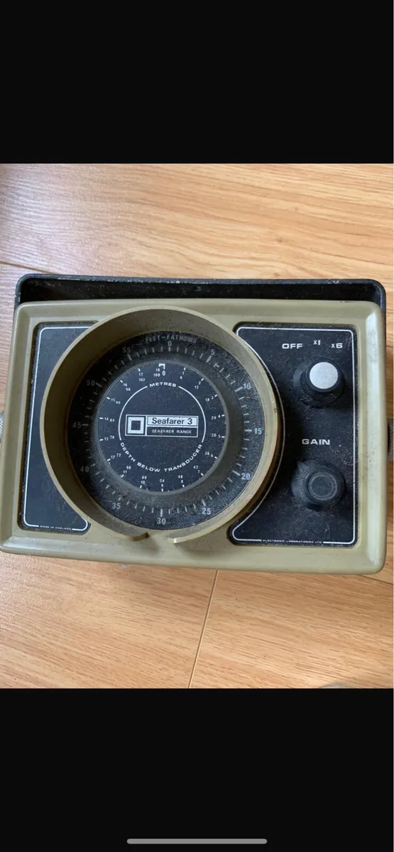 Vintage Seafarer 3 echo sounder