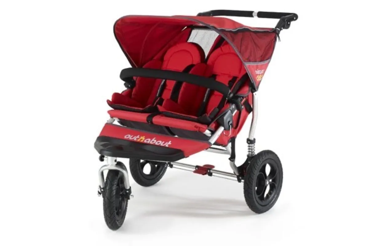Out’n’About Nipper 360 Double V2 Buggy - Image 1