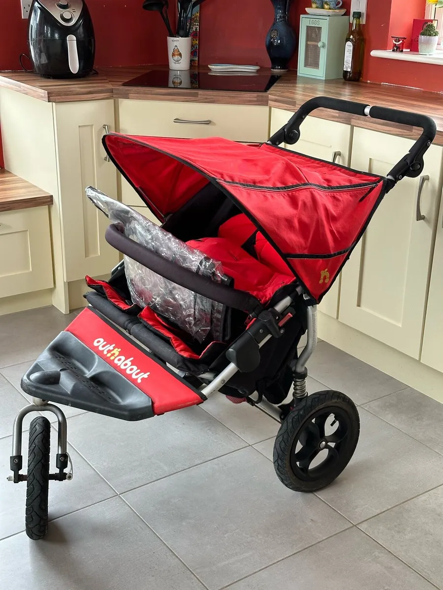 Out’n’About Nipper 360 Double V2 Buggy - Image 2