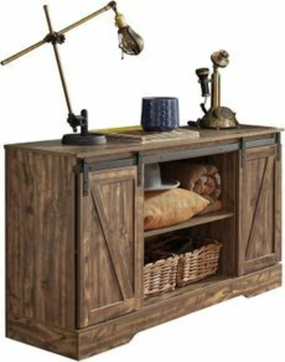Sideboard with Sliding Door TV Cabinet