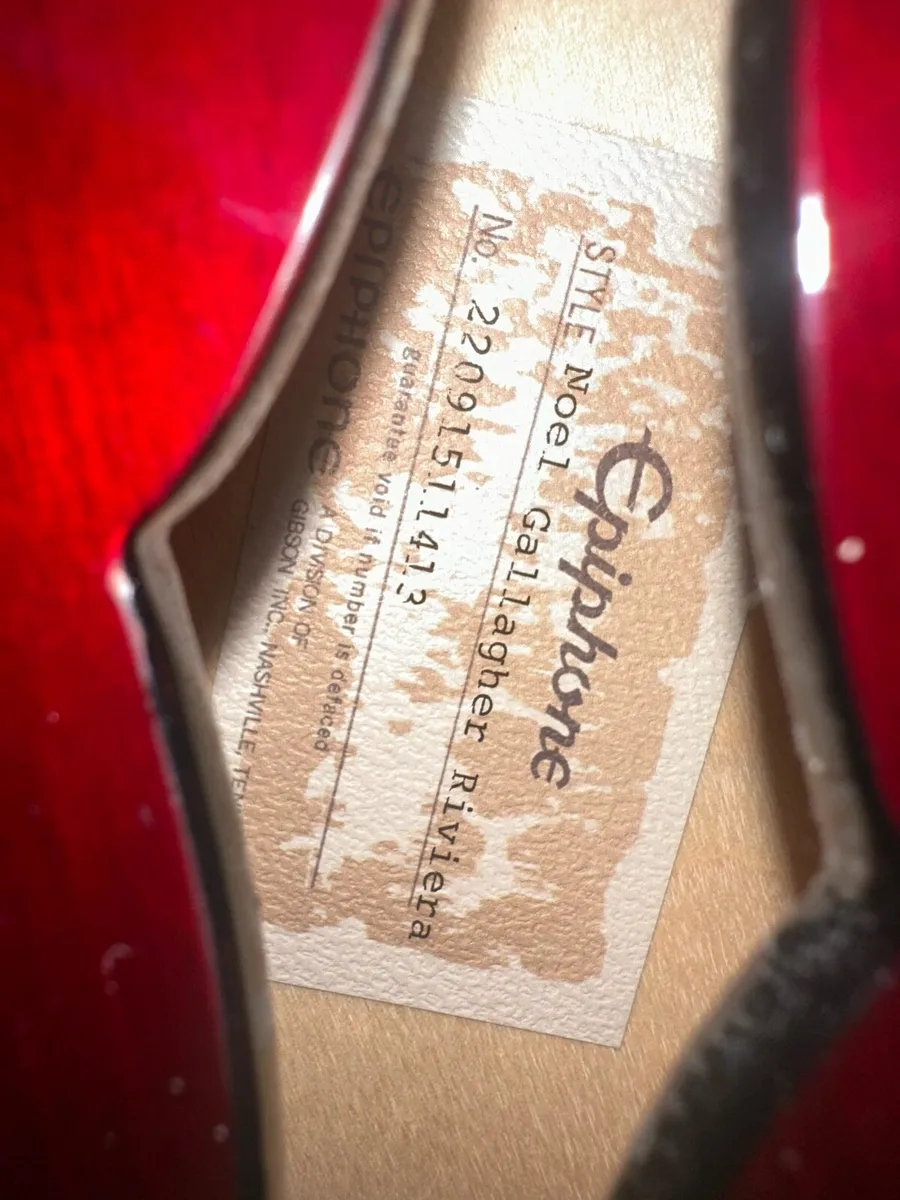 Epiphone Noel Gallagher Riviera - Image 2