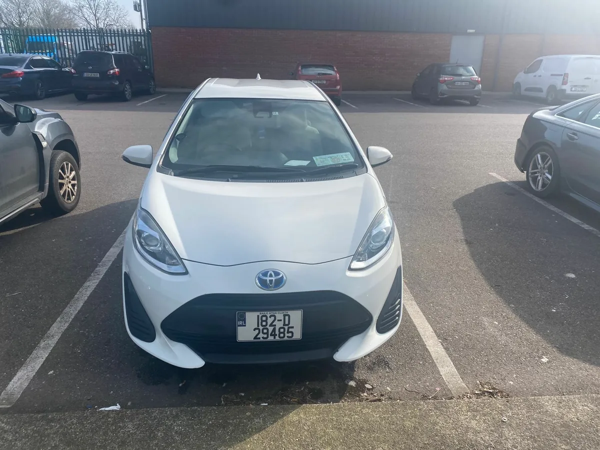 Toyota Aqua 2018 Automatic White Low Milage - Image 2
