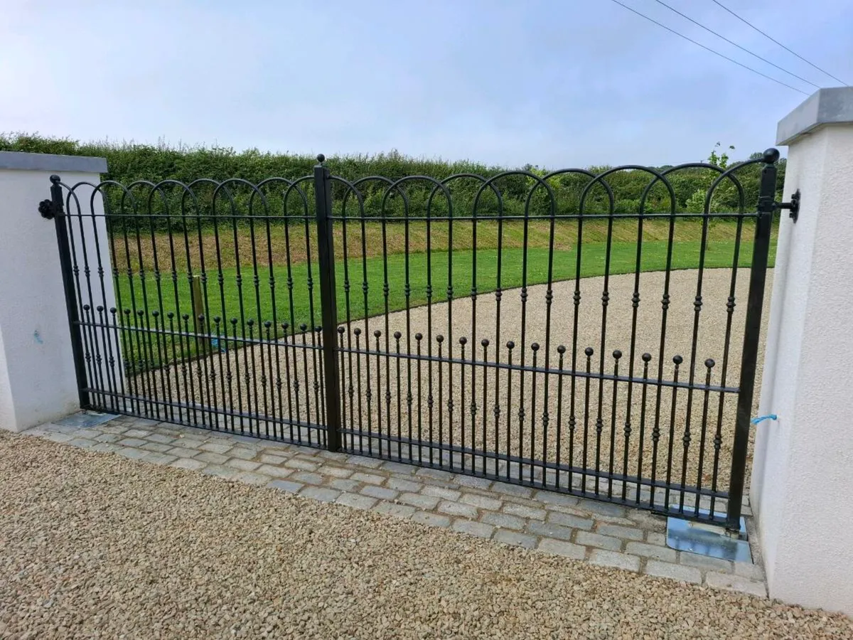 Entrance gates and railings - Image 1