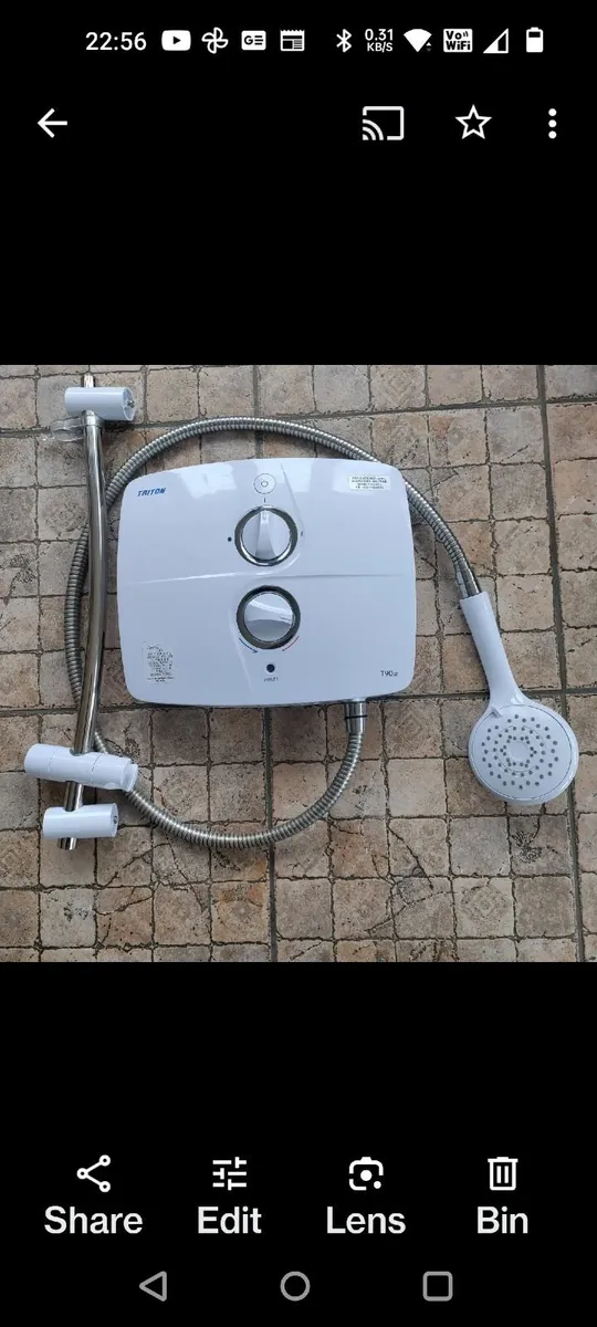 Triton T90sr Power shower