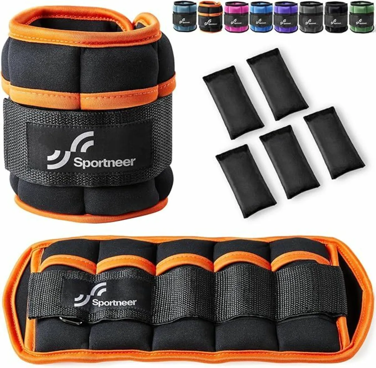 Ankle Weights Adjustable 0.45kg - 2.25kg - Image 1