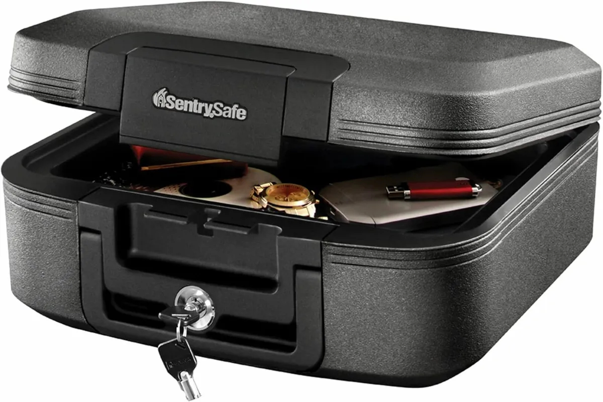 Safe Fire-Safe Waterproof Document Media Chest, - Image 1