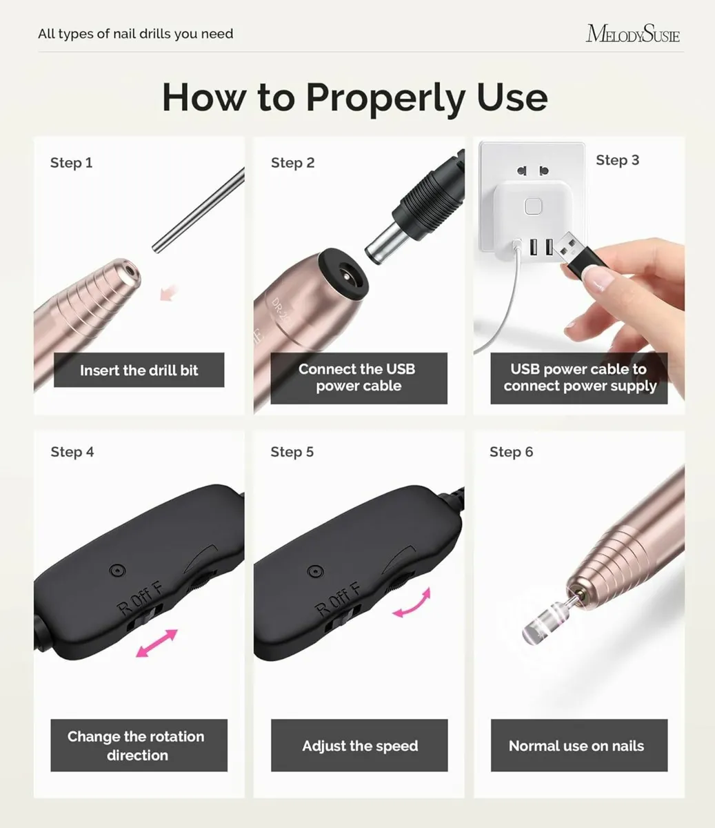 Sheen Electric Nail Files 20000RPM for Beginners - Image 3