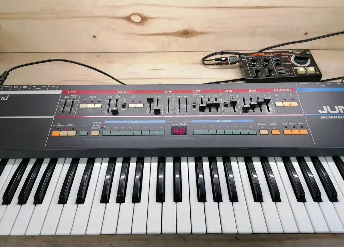 Roland Juno 106 synthesizer - Image 1