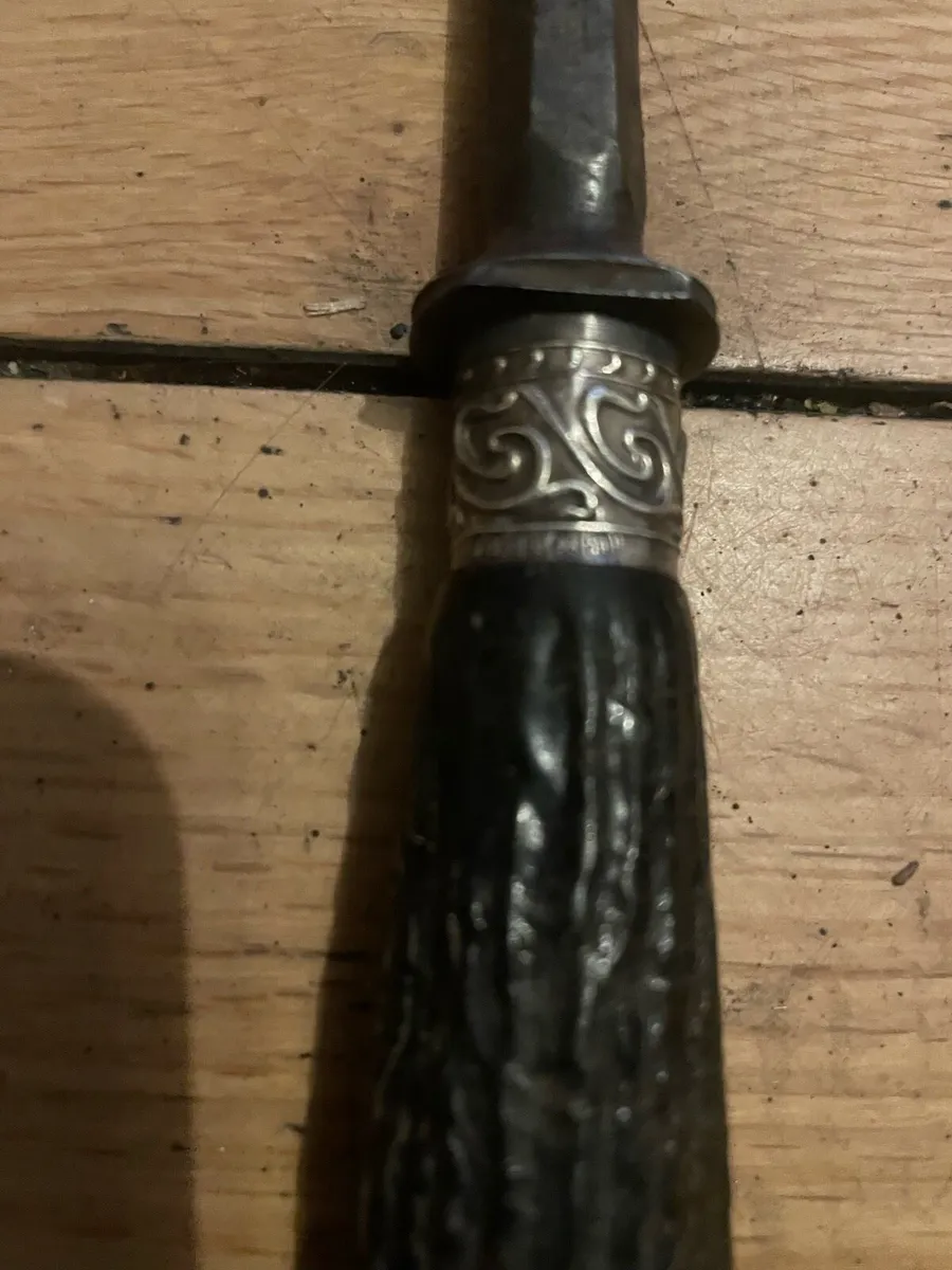 Antique ebony fire poker - Image 3