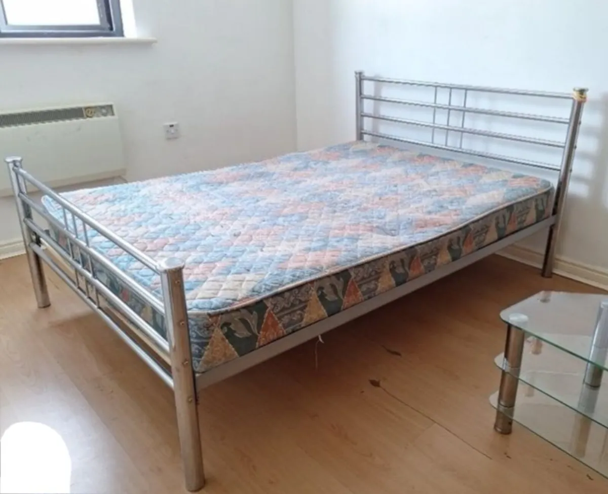 Double steel bed
