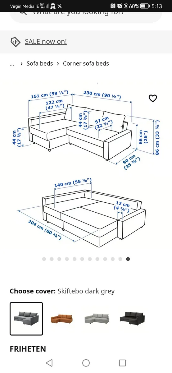 Corner Sofa/Double Bed - Image 2
