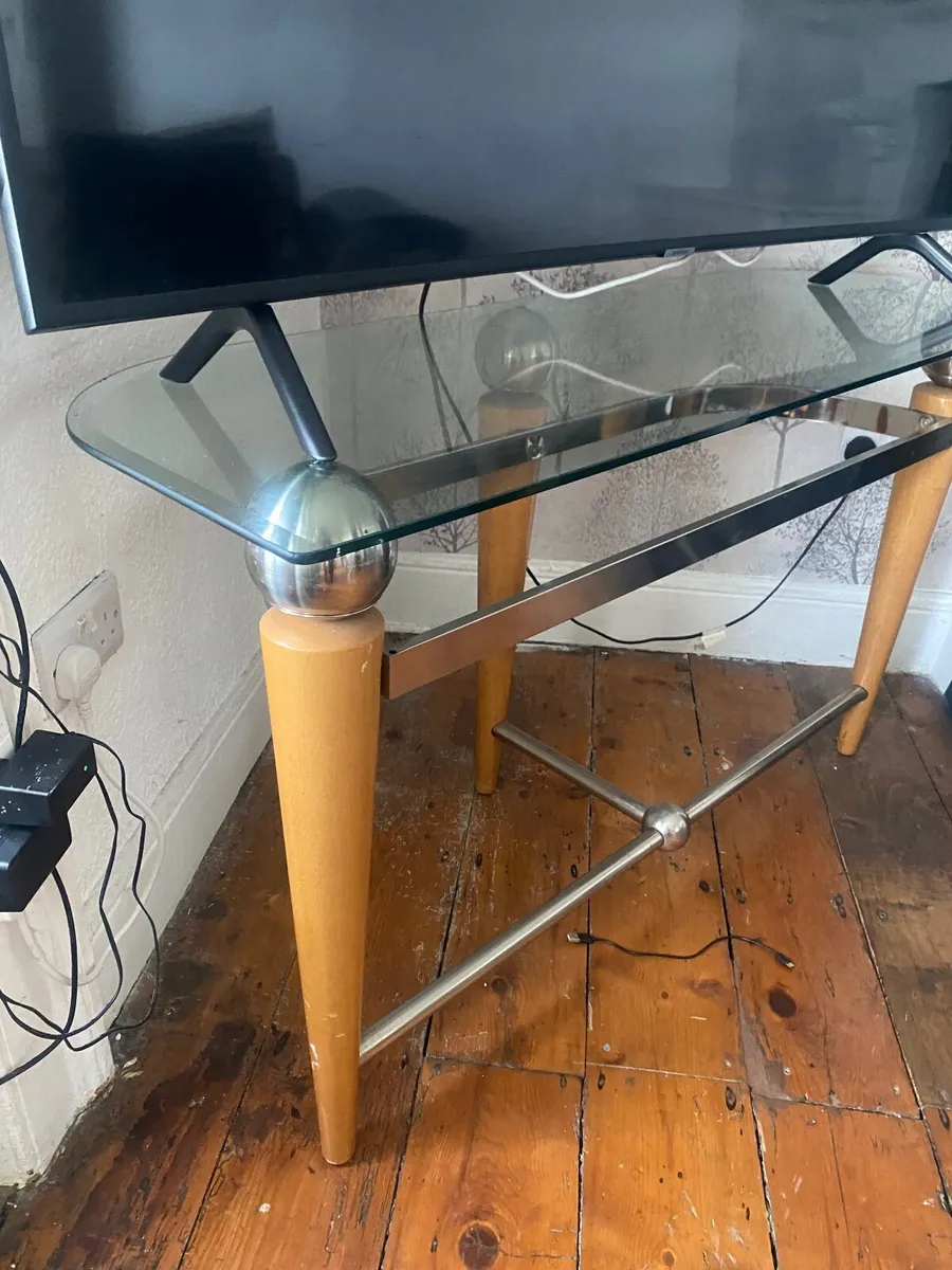 Glass top table