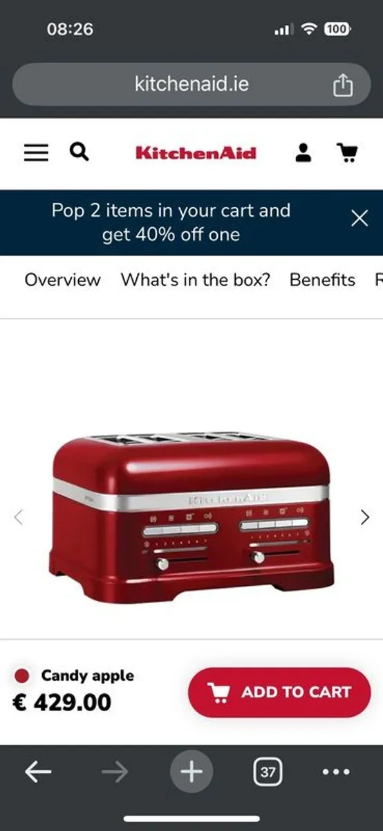 KitchenAid 4-slice Artisan Toaster - Image 2